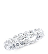 Harrods Graff White Gold and Diamond Classic Wedding Ring- Buy online at McGrocer