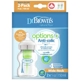Dr Brown's anti-colic baby bottles 2 pack 150ml - British product