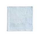 Habitat blue face cloth 30x30cm, UK version