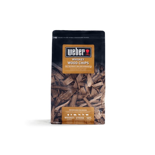Weber Whisky Wood Chips 0.7kg for grilling (British brand)
