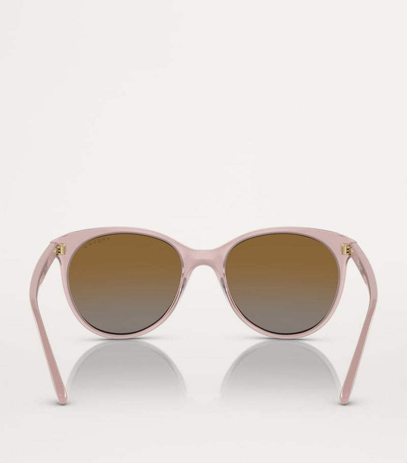 Vogue acetate round sunglasses with UV protection (British brand)