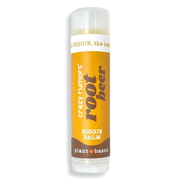 Crazy Rumors Biggie Root Beer Lip Balm 17g, imported from the UK
