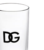 Dolce&Gabbana set of two logo glasses, 14cm tall - British product