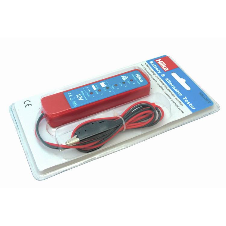 Hilka battery and alternator tester compact device - UK version