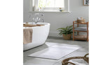 Argos Habitat Cotton Deep Pile Tufted Bath Mat - White- Buy online at McGrocer
