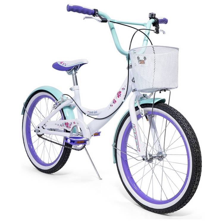Huffy 20 inch Girly Girl kids bike with basket, imported from the UK
