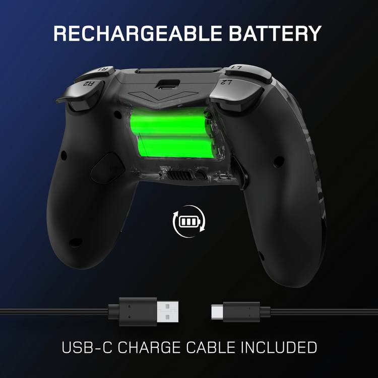 Gioteck VX4+ Dark Camo wireless RGB controller, UK version