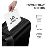 Fellowes PowerShred LX65 cross-cut shredder 10 sheet 22 litre, UK version