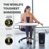 Fellowes PowerShred LX65 cross-cut shredder 10 sheet 22 litre, UK version