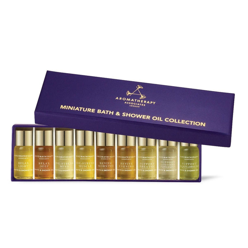 Aromatherapy Associates miniature bath and shower oils 10 x 3ml, UK version