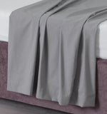 Habitat plain grey flat sheet superking, UK version