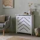 Habitat white radiator cover 81.5cm x 85cm x 21cm, UK version