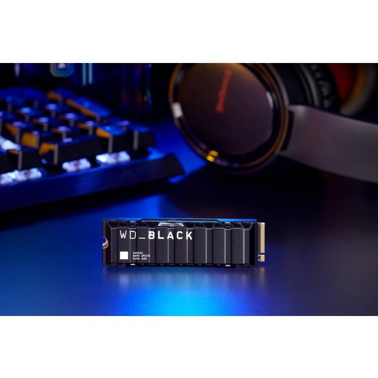 WD_BLACK SN850X NVMe SSD 1TB heatsink, imported from the UK