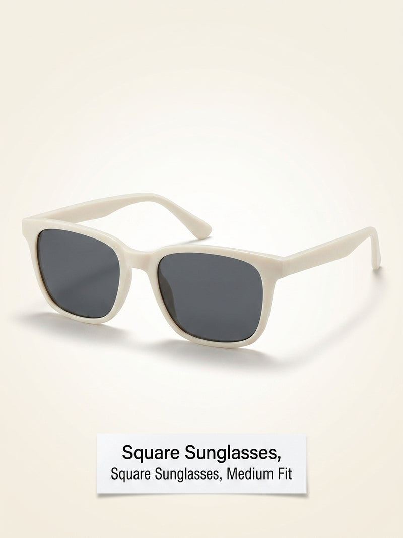 Prada PR 04YS men's polarised pillow sunglasses transparent grey (British brand)