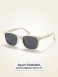 Prada PR 04YS men's polarised pillow sunglasses transparent grey (British brand)