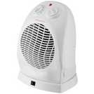 Bush 2.4kW upright oscillating fan heater - British product