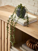 Next Green Scandi Small Artificial Trailing Plant with Carved Pot 61cm- Buy online at McGrocer