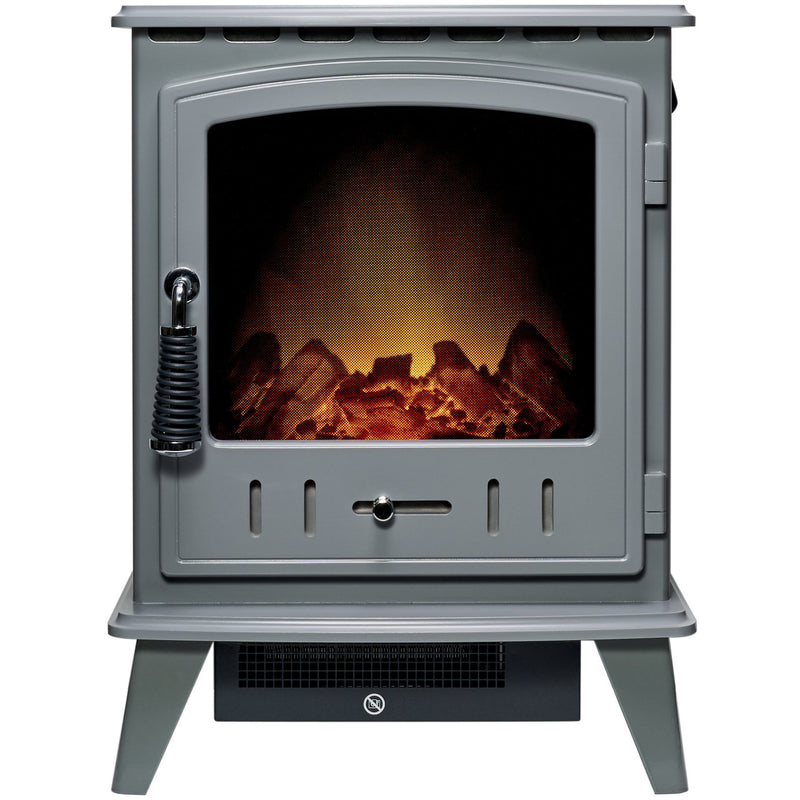 Adam Aviemore grey electric stove - British product