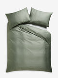 Sage green Egyptian cotton duvet set 400 thread count (British brand)