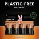 Duracell Plus Alkaline D batteries pack of 6 - British product