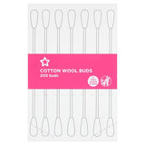 Superdrug Superdrug Cotton Wool Buds 200 Pack- Buy online at McGrocer