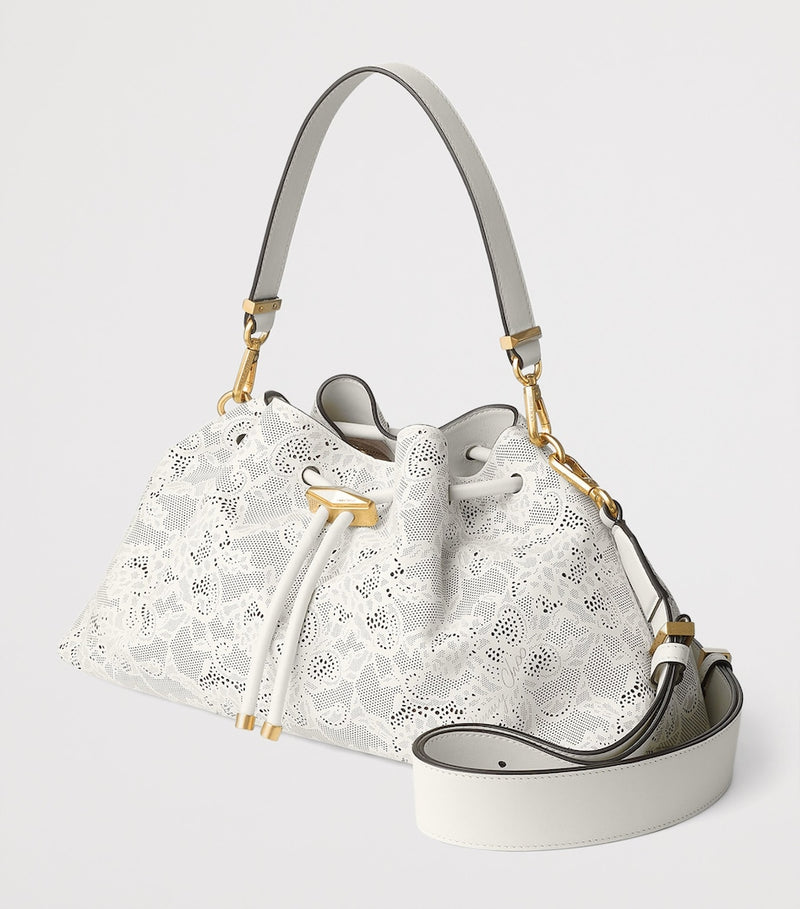 Jimmy Choo medium Cinch leather shoulder bag - British product
