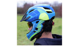 Cross Full Face Bike Helmet Blue 54-56cm, UK version
