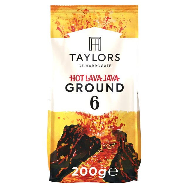 Taylors Dark Roast Hot Lava Java Ground Coffee 200g GOODS M&S