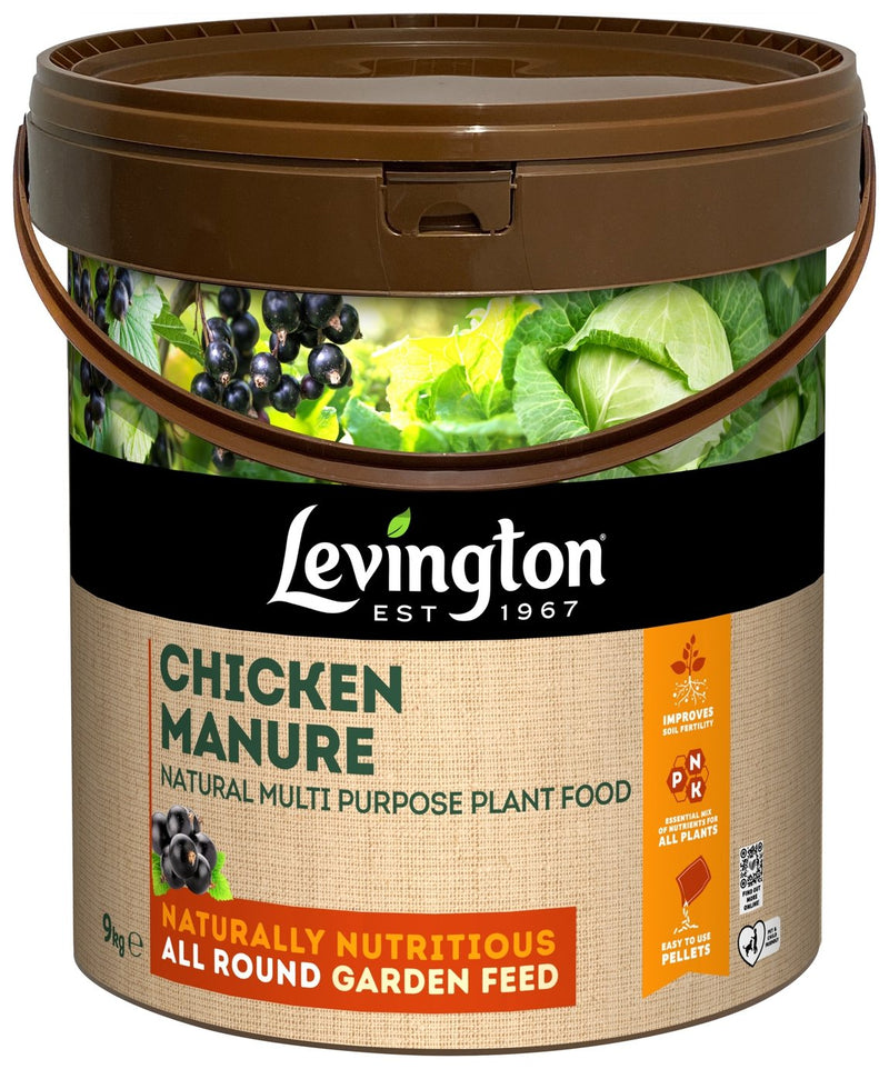 Levington chicken manure multi-purpose plant food 9kg, UK version