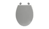 Argos Home grey moulded wood toilet seat H44.5cm, imported from the UK