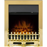 Adam Blenheim brass electric inset fire 50.7cm wide - British product