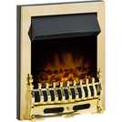 Adam Blenheim brass electric inset fire 50.7cm wide - British product