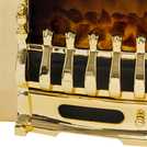 Adam Blenheim brass electric inset fire 50.7cm wide - British product