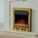 Adam Blenheim brass electric inset fire 50.7cm wide - British product