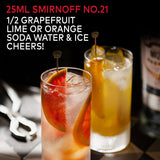 Smirnoff No. 21 Red Label Vodka 1L (British brand)