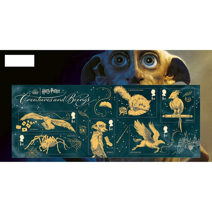 Royal Mail Harry Potter stamp presentation pack 16 stamps - British product