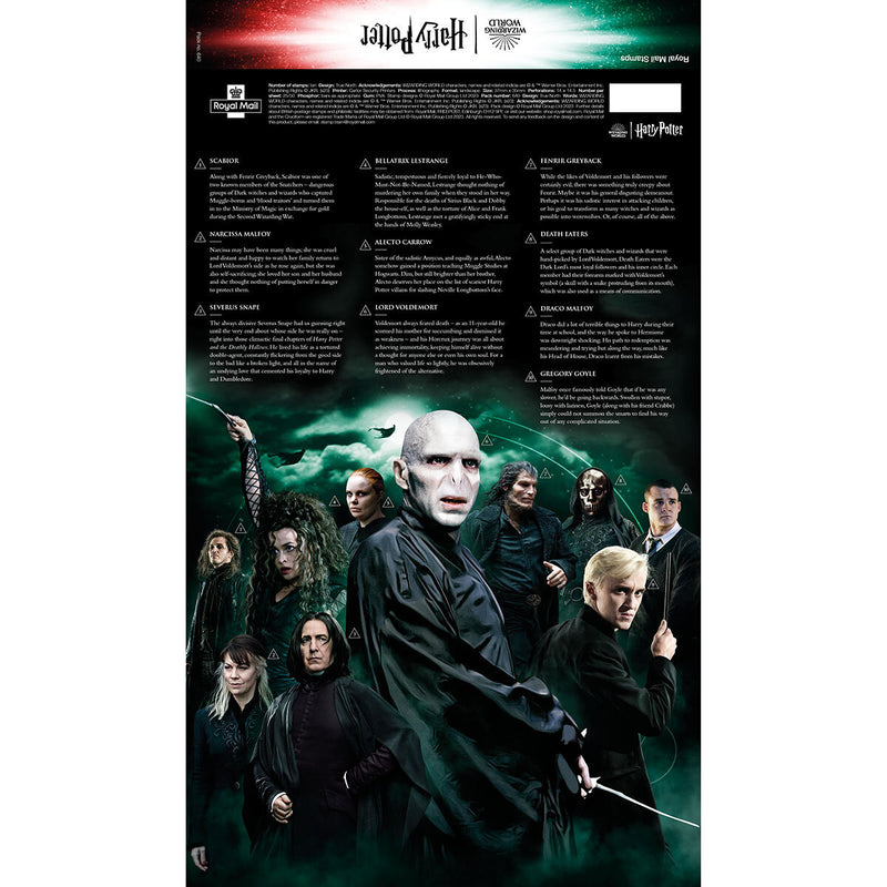Royal Mail Harry Potter stamp presentation pack 16 stamps - British product