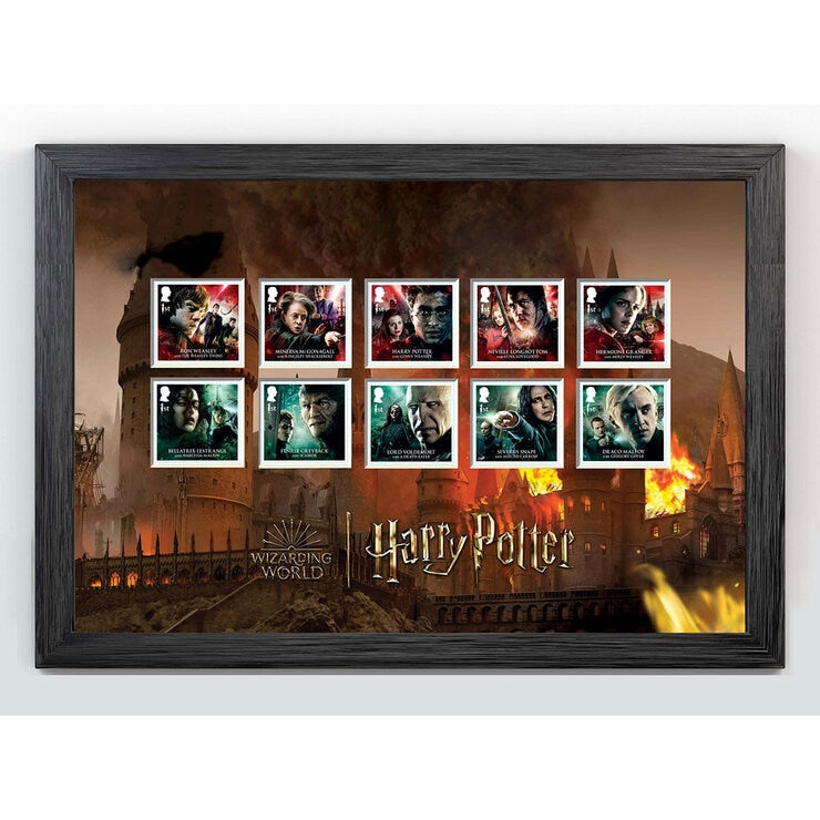 Royal Mail Harry Potter 2023 framed stamp set (British brand)