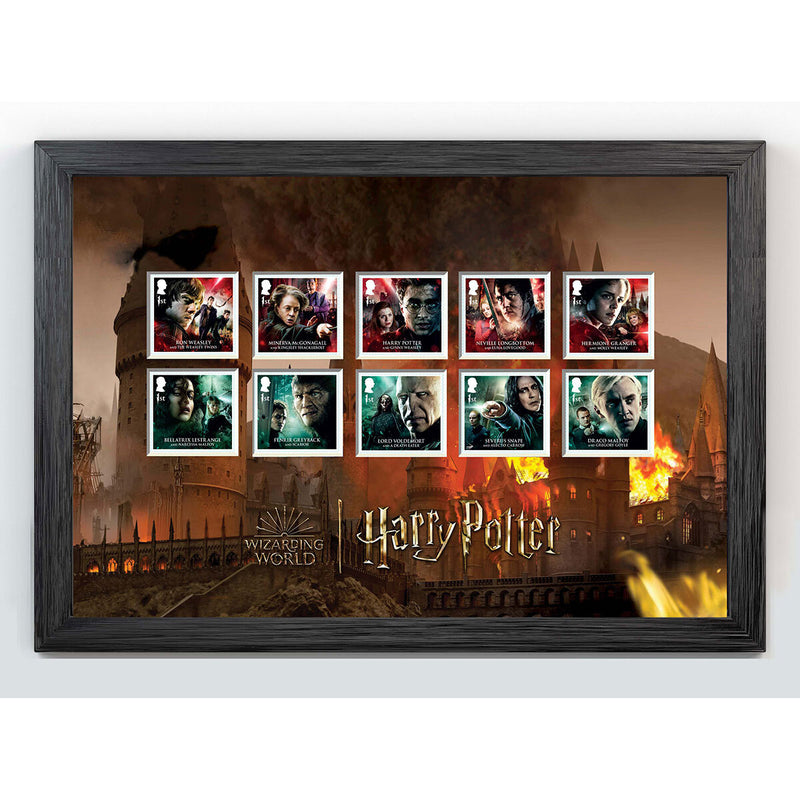 Royal Mail Harry Potter 2023 framed stamp set (British brand)