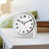 Acctim Centrale Silver Analogue Alarm Clock - British product