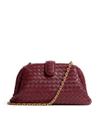 Bottega Veneta small leather Lauren 1980 clutch bag, imported from the UK