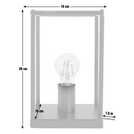 Argos Home table lamp in Matt Black - British product