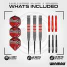 Winmau Joe Cullen 23G tungsten darts set (British brand)