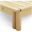 Habitat Akio Natural Trundle Guest Bed with two mattresses, UK version