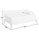 Habitat Akio Natural Trundle Guest Bed with two mattresses, UK version