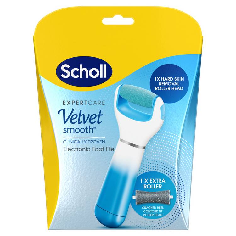 Scholl Velvet Smooth electric foot file (British brand)