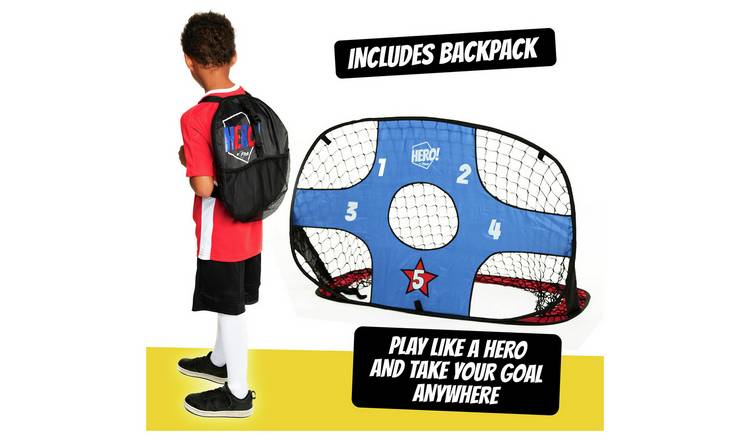 Football Flick Hero Strikers pop-up football goal 3.5 x 2ft - British product