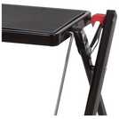 Werner black steel stepstool with wide treads (British brand)