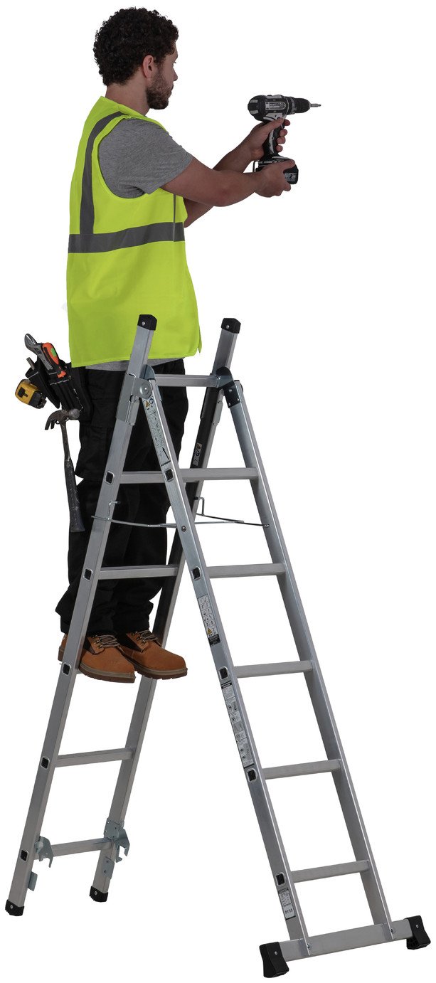 Werner 3 in 1 combination ladder 6.2kg (British brand)