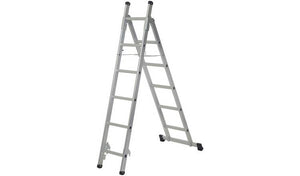 3-in-1 Combination Ladder with Sturdy Construction and Non-Slip Steps, 37kg Load Capacity